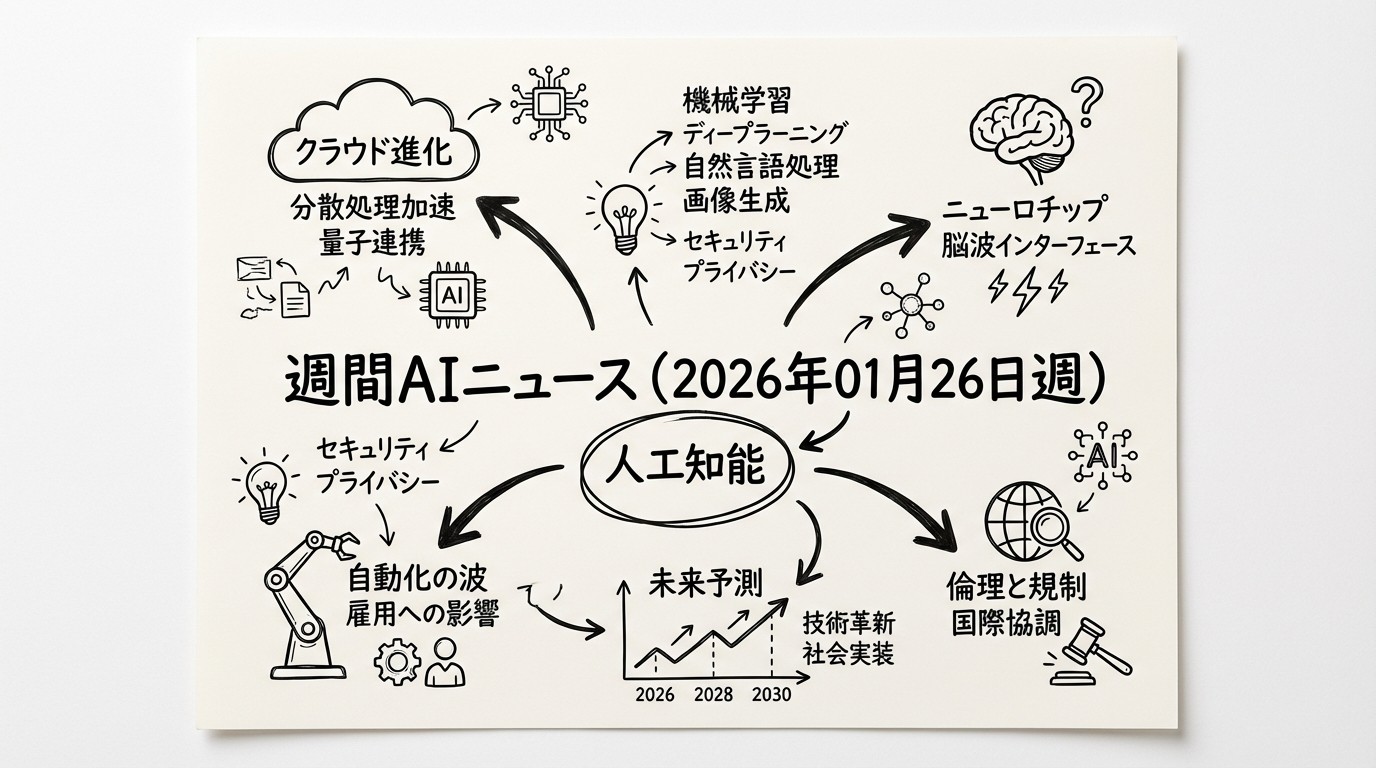 週間AIニュース(2026年01月26日週)のイメージ