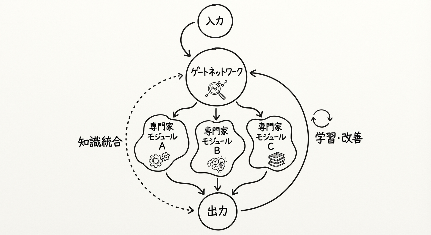 DeepSeek R2の技術アーキテクチャ概要図