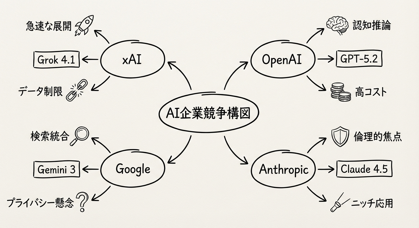 AI企業の競争