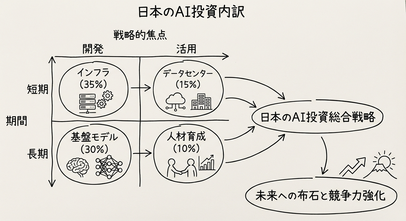 日本のAI投資内訳