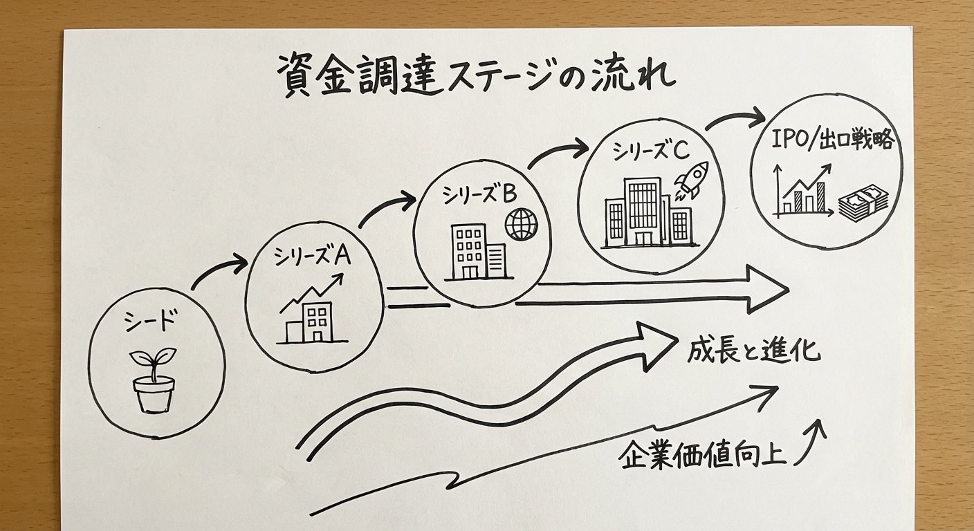 スタートアップ資金調達ステージ