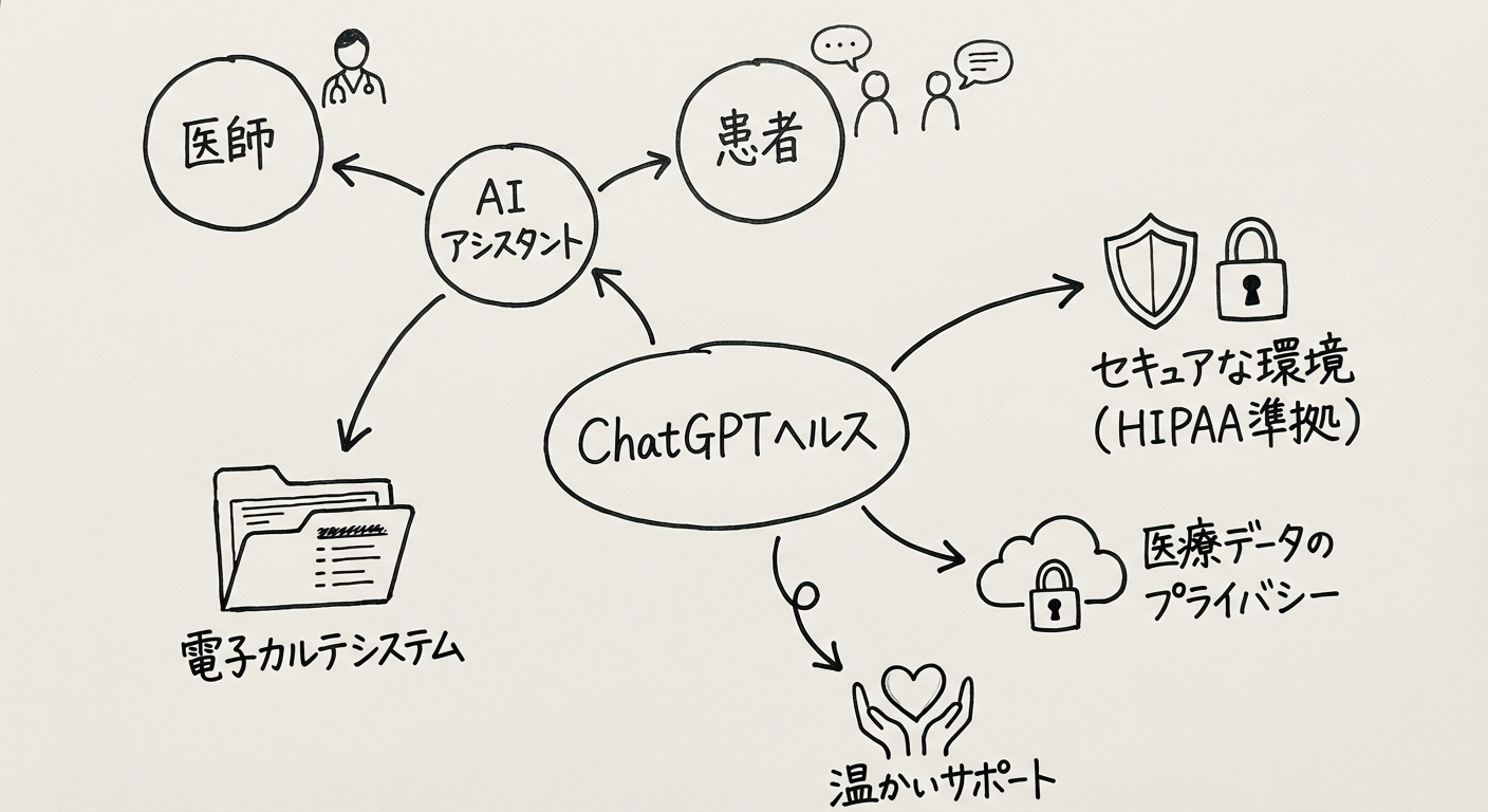 ChatGPT Health概念図