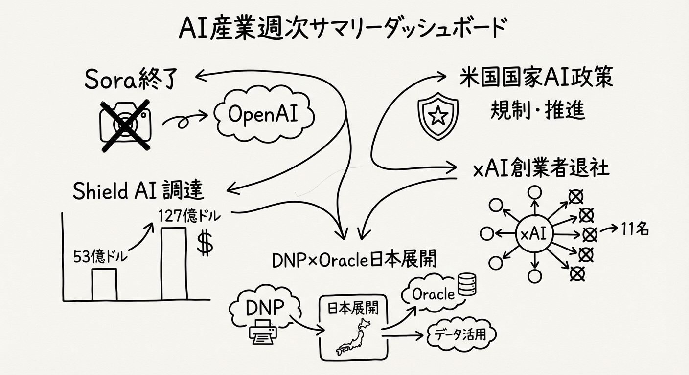 2026年3月30日週のAI業界主要ニュース概要